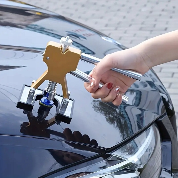 ZESTAW DO WYCIĄGANIA USUWANIA WGNIECEŃ W KAROSERII PULLER + 18 GRZYBKÓW