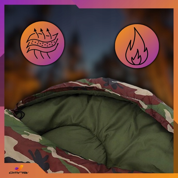 Śpiwór turystyczny dziecięcy dla dorosłych dziecka pod namiot ciepły kaptur