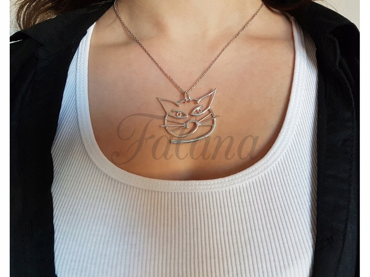 WISIOR KOT KOTEK CAT KICIUŚ MORDKA KONTUR w0478