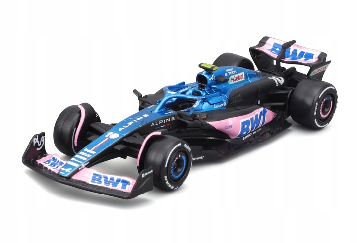 BOLID F1 BWT Alpine Team A523 2023 Pierre Gasly 1:43 model BBURAGO 18-38072