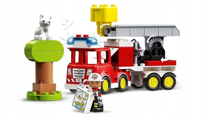 LEGO Duplo 10969 Wóz strażacki grający Prezent
