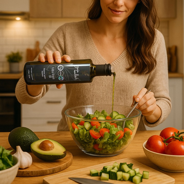 OLIWA Z OLIWEK 750ML EXTRA VIRGIN NAGRADZANA GAJA KALLISTI Z GRECJI BUTELKA