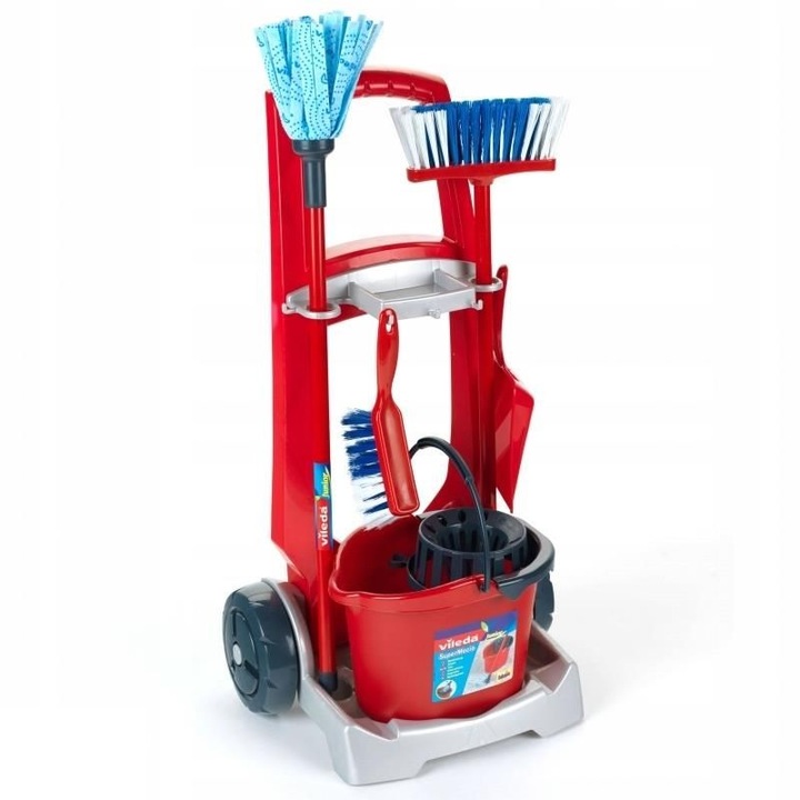 Klein Vileda 6741 Wózek do sprzątania z akcesoriami