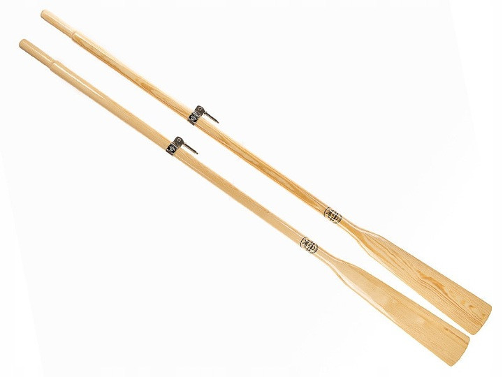 Wiosła szalupowe + Dulki John Paddle 2 szt 195 cm + Pokrowiec na 2 wiosła