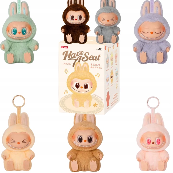 LABUBU BLIND BOX BRELOK MASKOTKA NIESPODZIANKA PLUSZOWA LALKA THE MONSTERS