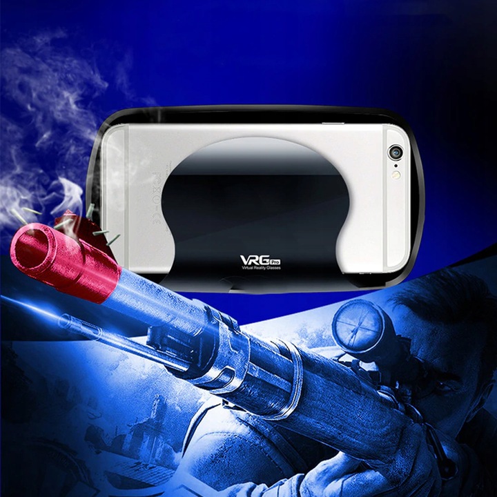 Okulary gogle 3D VR VRG PRO ze słuchawkami do smartfona do 7 cali
