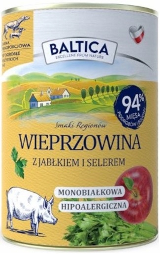 Mokra karma dla psa Baltica MIX SMAKÓW Hipoalergiczna Bezzbożowa - 6 x 400g