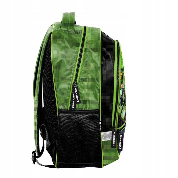 ZESTAW 5 EL. PLECAK SZKOLNY MINECRAFT PIKSELE PIXEL GAME PLECAK MINECRAFT