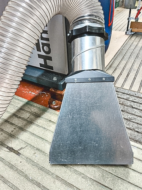 Szybkozłącze Magnetyczne SPIRO | Złącze Adapter Odciągu Trocin CNC | 100 mm