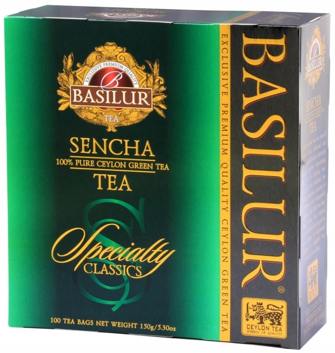 Herbata zielona Basilur Sencha Green - 100 Saszetek