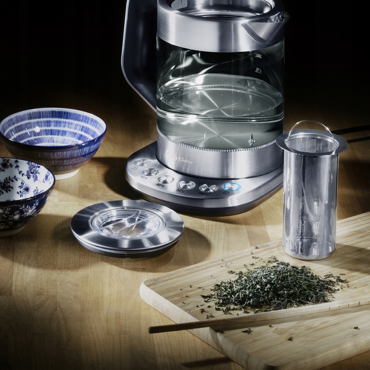 Czajnik Elektryczny Szklany z Podstawą Catler KE510 Poj 1,5L LED 2200W