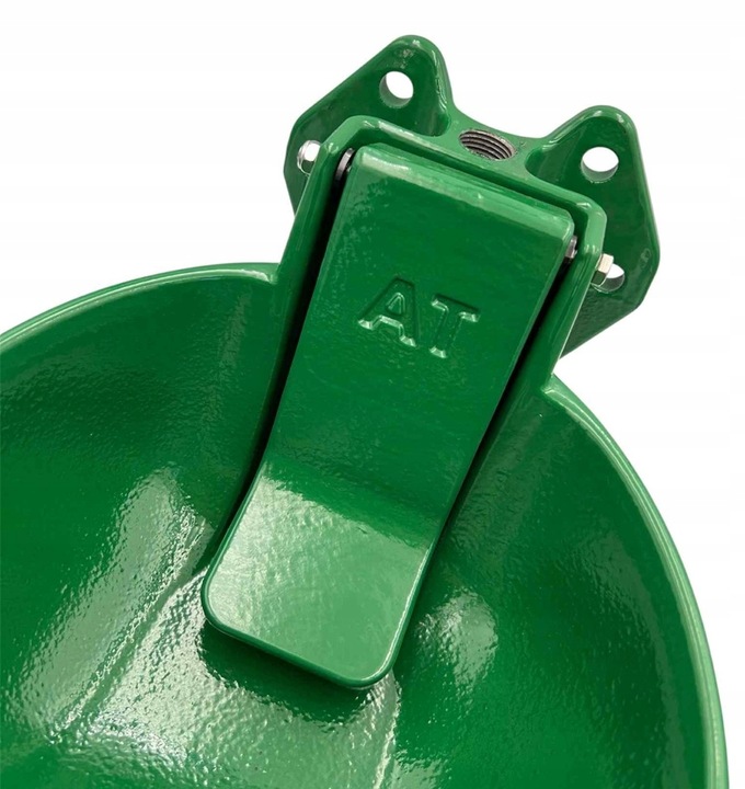 SOLIDNE POIDŁO MISKOWE ŻELIWNE DLA BYDŁA KONI 2 LITRY SZEROKI JĘZYK TYP 105