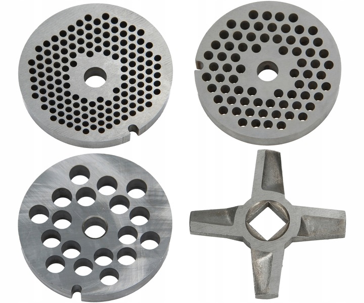 Zestaw sitek nr 8 3szt + nożyk dwustronny do maszynki Zelmer Diana Dorota