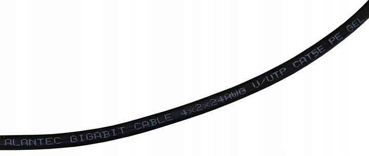 Kabel przewód skrętka UTP 5e żelowany ZIEMNY 50m