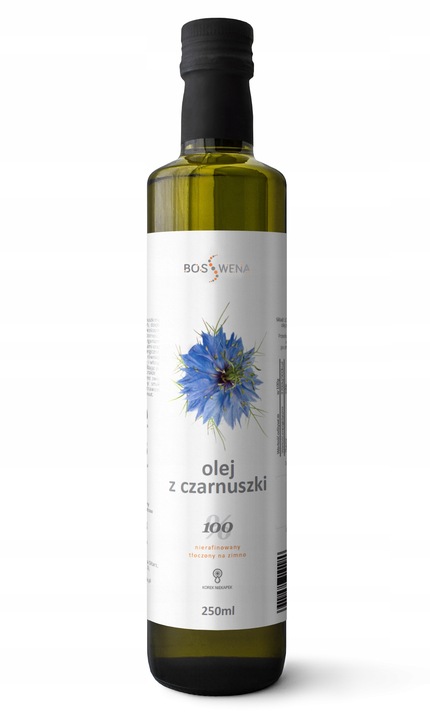 Olej z czarnuszki 250ml / BIOSWENA zimnotłoczony