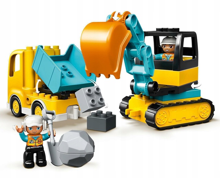 LEGO Duplo 10931 Ciężarówka i koparka gąsienicowa Prezent