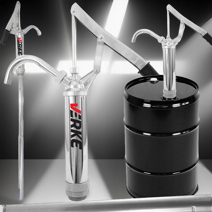 POMPA DO OLEJU RĘCZNA BECZKOWA DO BECZKI POMPKA TŁOKOWA PALIWA ON DIESEL