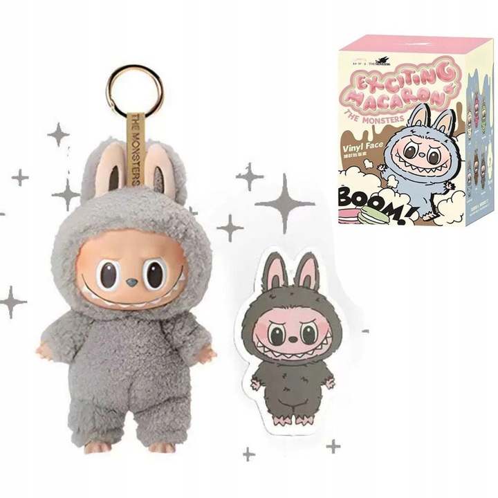 Oryginalny La-bubu Monster Brelok 18cm Urocza Torebka Brelok Zawieszka