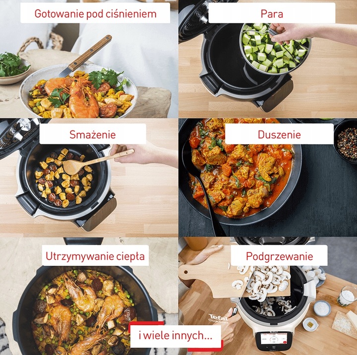 Multicooker TEFAL COOK4ME CY943 TochPro z wbudowaną wagą + Misa