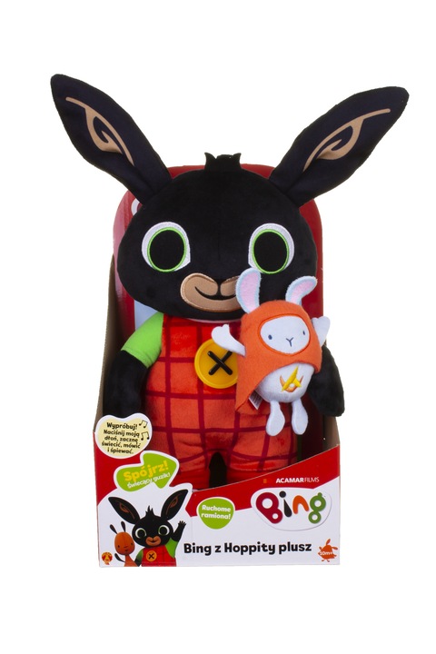 Maskotka Bing Golden Bear Bing i Króliś Tuliś mówiacy plusz 36 cm