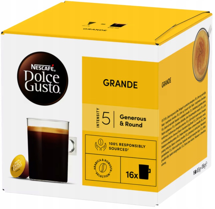 Kapsułki Dolce Gusto GRANDE 16 kaw