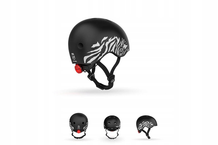 Kask rowerowy dziecięcy na hulajnogę Scoot and Ride, rozm. XXS-S, 1-5 lat