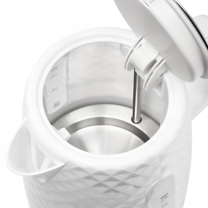 CZAJNIK ELEKTRYCZNY BEZPRZEWODOWY C280B BIAŁY 1,7L ELDOM