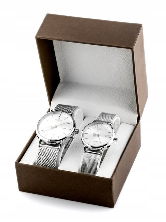 KOMPLET PREZENTOWY 2 ZEGARKI NAVIFORCE -ZN113A NA PREZENT DLA PAR