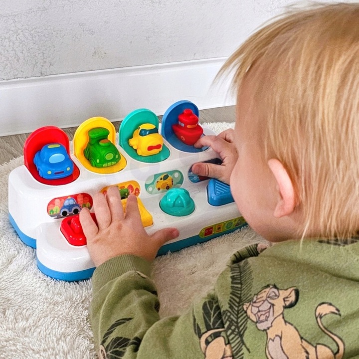 WYSKAKUJĄCE KOLOROWE ZWIERZĄTKA ZABAWKA EDUKACYJNA INTERAKTYWNA WOOPIE