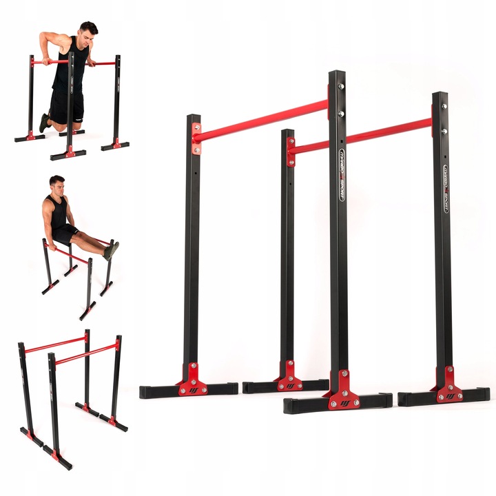 MARBO Stacjonarne poręcze do ćwiczeń pompek dipów