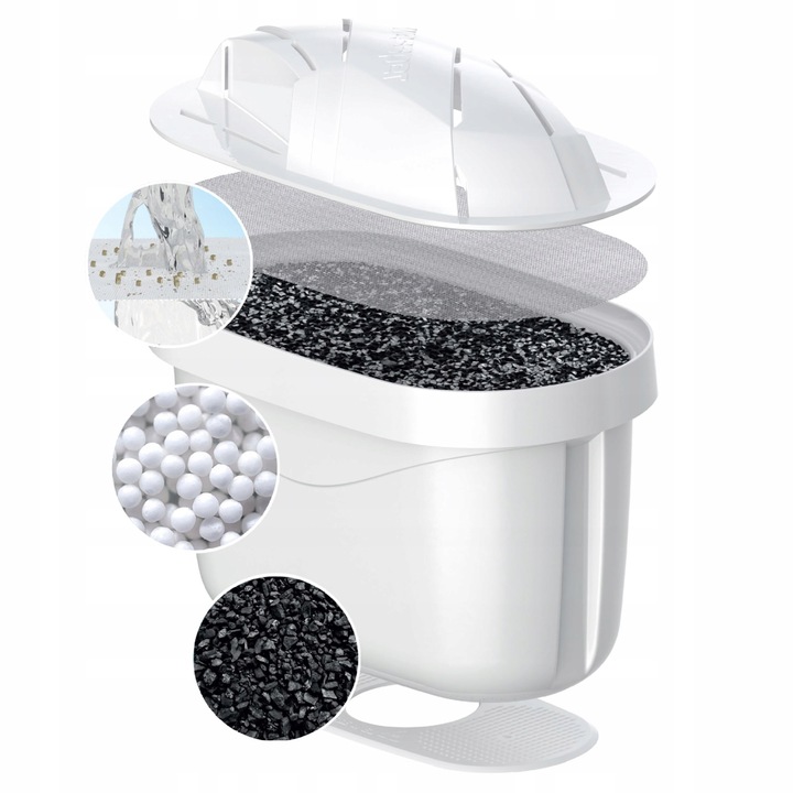 Dzbanek filtrujący Wessper D2 Borosilicate 3 l biały + filtr