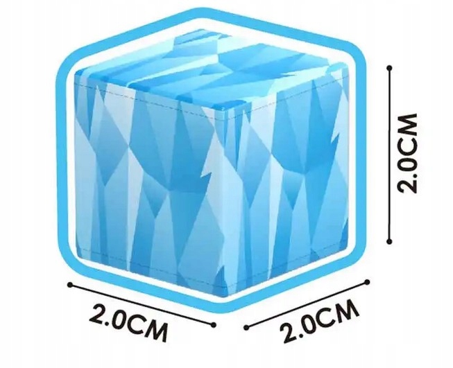 KLOCKI MAGNETYCZNE 2 cm kostki budowlane konstrukcyjne BLOKI SZEŚCIANY 145