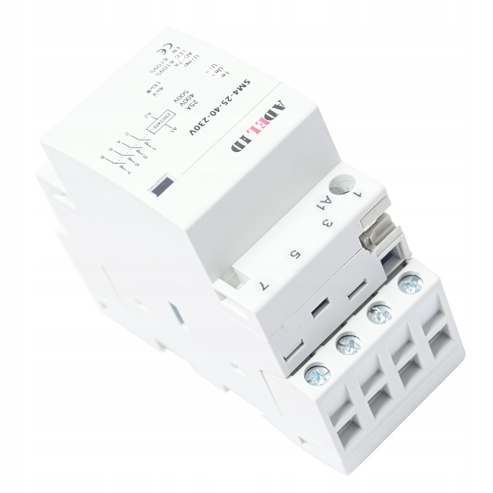 STYCZNIK MODUŁOWY 25-40 230V 25A 2P 4Z 3-FAZ