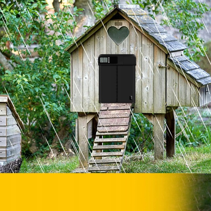 AUTOMATYCZNE DRZWI DO KURNIKA OTWIERANIE DRZWI Z TIMEREM METALOWE CZUJNIK