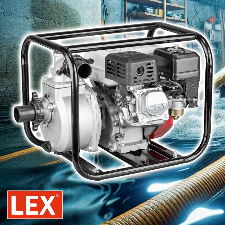 MOTOPOMPA POMPA SPALINOWA DO WODY 2" 600L/h