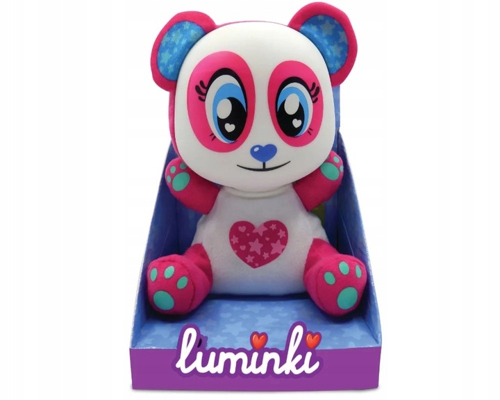 LUMINKI ŚWIECĄCY PRZYJACIELE PLUSZAK ZWIERZAK PANDA PANDZIA BELLA