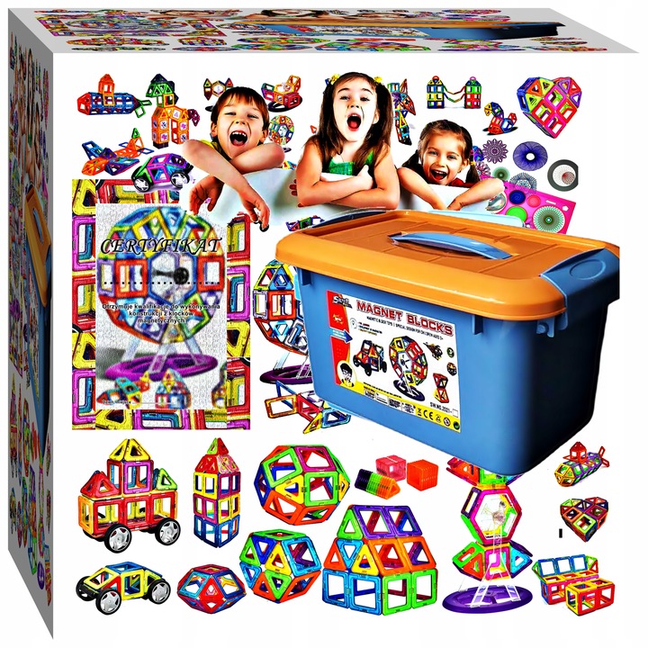 Klocki Magnetyczne Bardzo Duże Elementy – Buduj, Twórz I Odkrywaj Świat