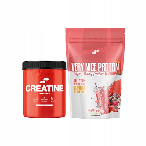 KREATYNA CREATINE MONOHYDRAT 500g + BIAŁKO WHEY WPC KONCENTRAT 700g