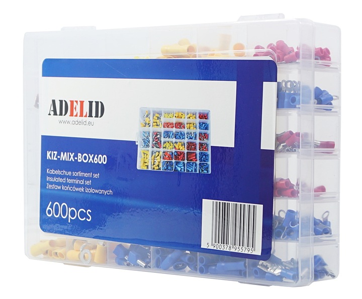SZCZYPCE ZACISKARKA ZESTAW TULEJEK KONEKTORÓW 600