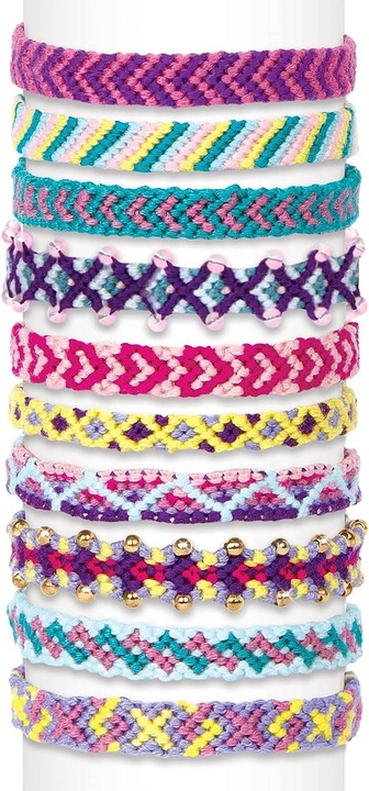 MAKE IT REAL ZESTAW ROBIENIA BIŻUTERII BRANSOLETEK DLA DZIECI