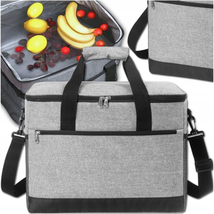 TORBA TERMICZNA TERMOIZOLACYJNA NA PLAŻĘ PODRÓŻNA LODÓWKA TURYSTYCZNA 20L