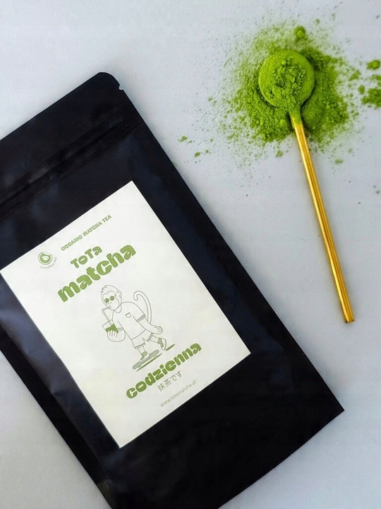 ToTa Matcha codzienna BIO 100g japońska zielona herbata ekologiczna proszek