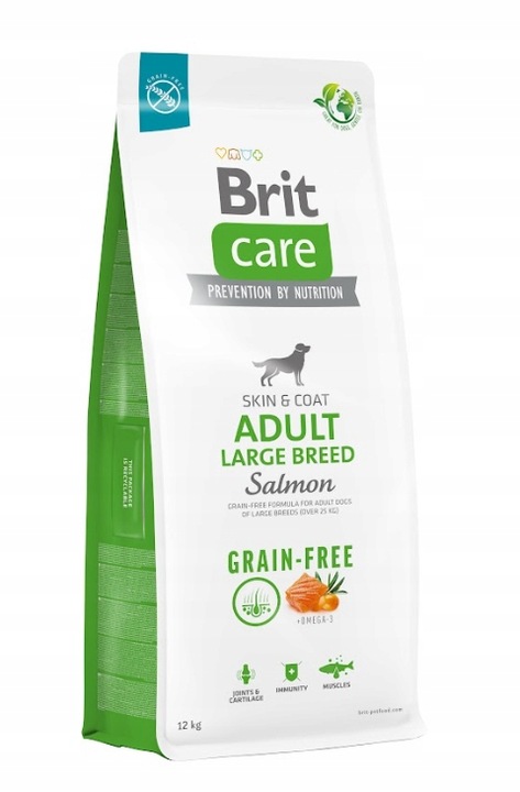 BRIT CARE Grain-free Adult Large Breed Salmon 12kg