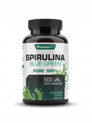 PHARMOVIT SPIRULINA Naturalna BLUE-GREEN 500 TAB