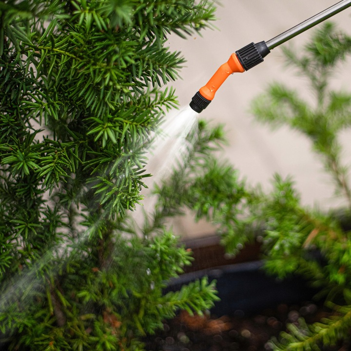 Ręczny OPRYSKIWACZ CIŚNIENIOWY Duża Pojemność 5L REGULACJA Zraszania Lanca