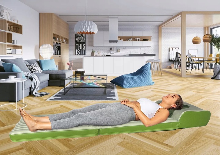 Materac masujący mata masująca Shiatsu grzanie pas podczerwień Gateway