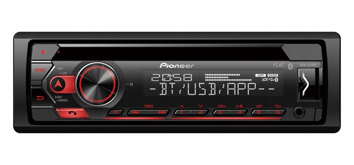 Pioneer DEH-S320BT Radio samochodowe Bluetooth MP3 AUX USB MOSFET 4x50W