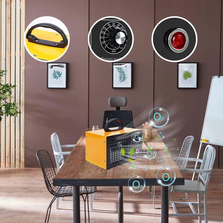 GENERATOR OZONU OZONATOR DO DOMU OCZYSZCZACZ DO POWIETRZA MOCNY 60 000 MG/H