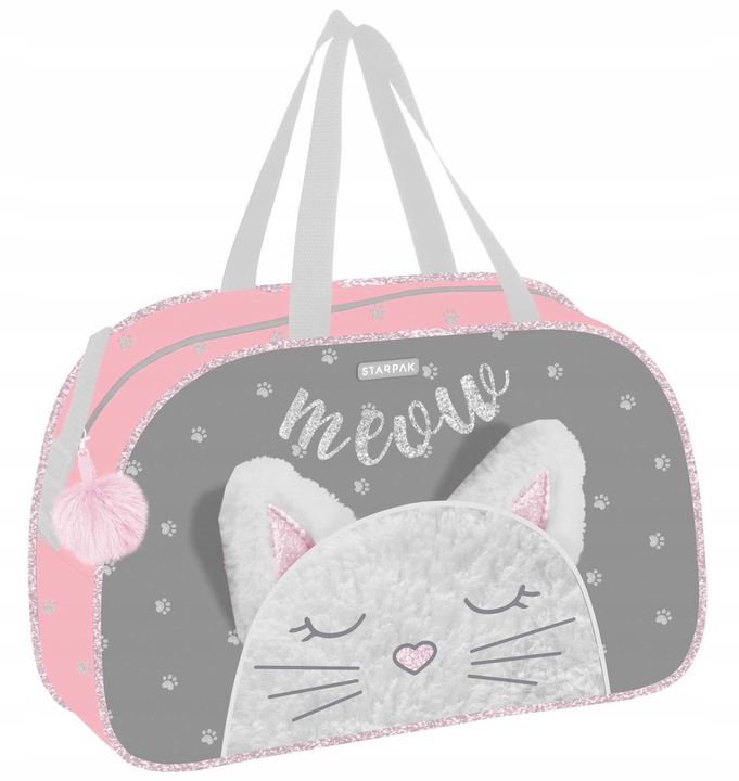 Pojemna torba na ramię dla dziewczynki KOTEK