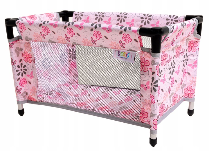 ZESTAW dla lalek ŁÓŻECZKO + KRZESEŁKO DO KARMIENIA + HUŚTAWKA dla lalki